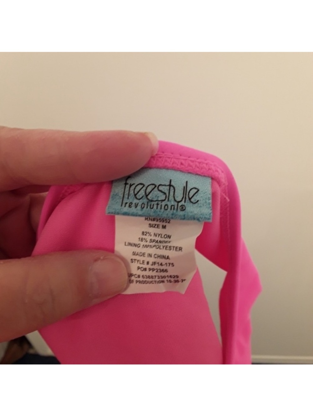 Freestyle Revolution Pink Monokini Swimsuit EUC sz M - Picture 3 of 8